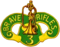 3rd Cavalry Regiment"Brave Rifles"