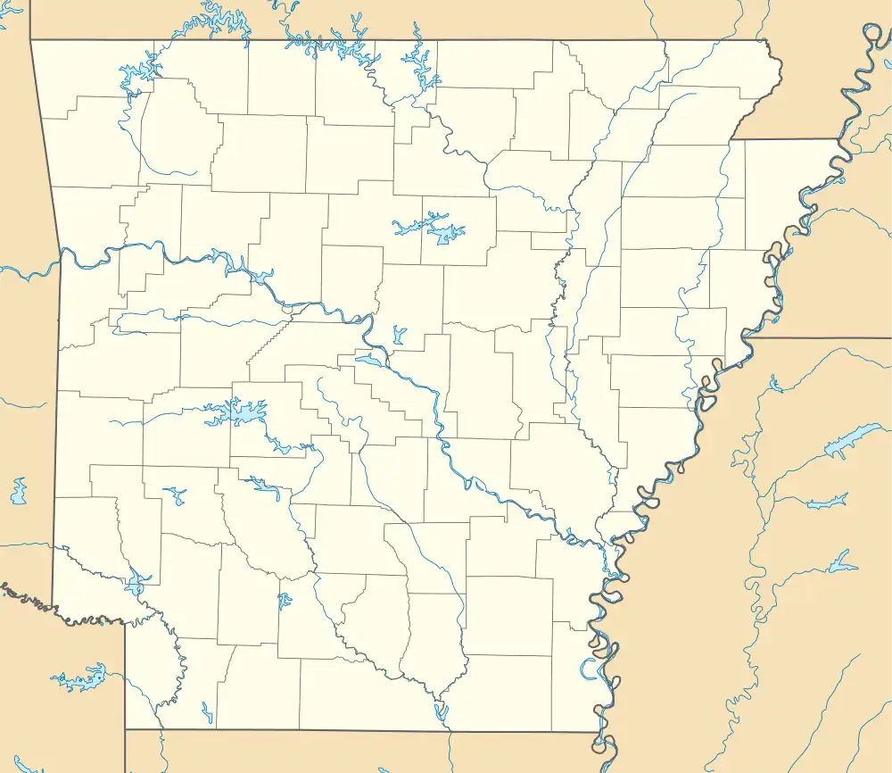 Tates Bluff, Arkansas is located in Arkansas