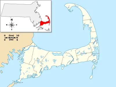 Sandy Neck Cultural Resources District is located in Cape Cod