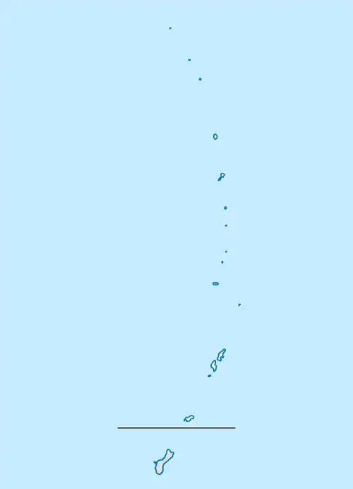 ROP is located in Northern Mariana Islands