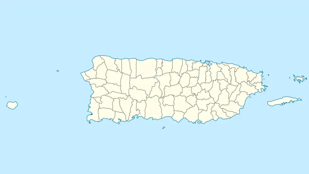 Map showing the location of Maricao State Forest