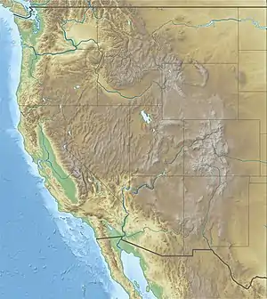 Map showing the location of Fraser Experimental Forest