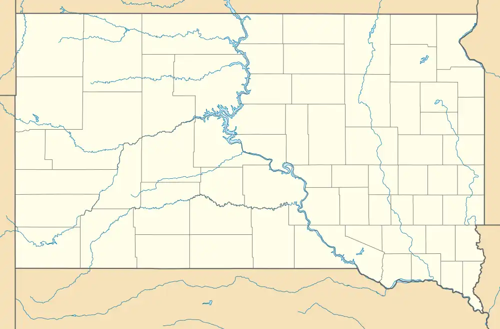 Cow Creek, South Dakota is located in South Dakota