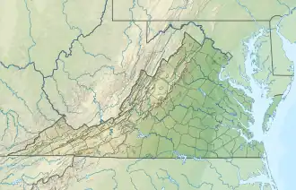 Map of Reedy Creek mouth location