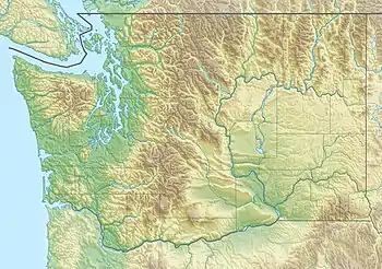 Location of Banks Lake in Washington, USA.