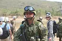 A CRR soldier during the multi-national Cobra Gold exercise