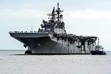 USS America off Pascagoula on 9 November 2013