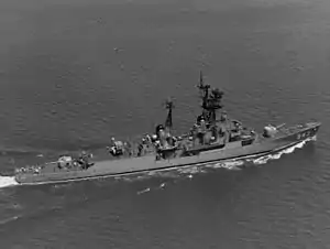 USS Blandy (DD-943) underway at sea c1970