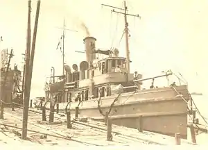 USS Chemung at Guantanamo Bay in February 1919