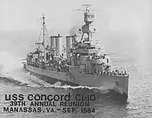 USS Concord, WWII.