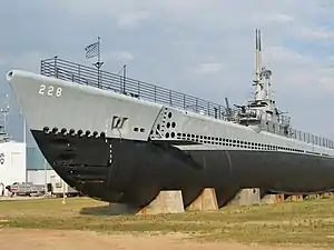 USS Drum (SS-228) on display as a museum ship