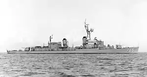 USS Keppler (DD-765) in Roosevelt Roads 1965