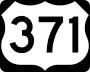 U.S. Route 371 marker