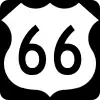 US 66 route marker