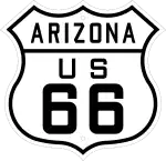 U.S. Highway 66 historic route marker