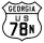 U.S. Highway 78N marker