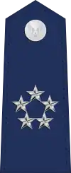 General of the Air Force shoulder epaulet