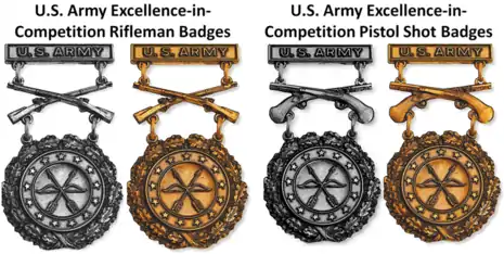 Excellence-In-Competition Badges