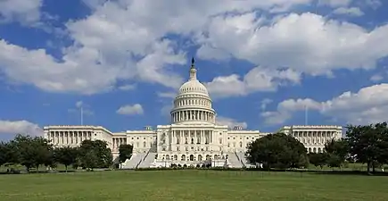 The United States Capitol (finished in 1800)