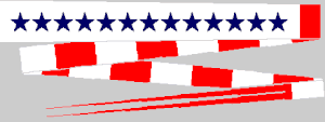 US Coast Guard's commissioning pennant.