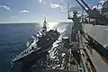 JS Ikazuchi alongside the aircraft carrier USS George Washington on 5 December 2010.