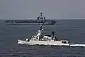 KD Lekir and USS Carl Vinson.
