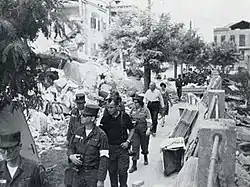 Members of the US Army 8th Evacuation Hospital in Skopje.