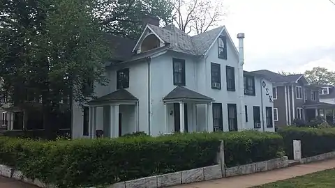 The Phi Sigma Kappa house at the University of Virginia.