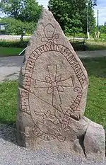 This stone is one of the Jarlabanke Runestones.