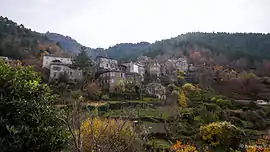 A view of Saliceto from the road to Gavignano