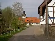 Village centre with church