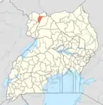 Location of Obongi District