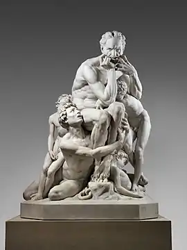 Ugolino and His Sons, 1857–1860.  Photographed at the Metropolitan Museum of Art