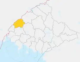 Location of Ŭiju County