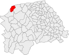 Location in Suceava County