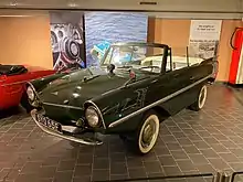 An Amphicar at the Ulster Folk and Transport museum, Northern Ireland.