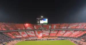 Ultras Ahlawy Tifo before the 2014 CAF Confederation Cup final