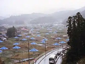 Christo and Jeanne-Claude, Umbrellas 1991, (Japan)