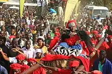 Image 64The Mwata Kazembe opens the Mutomboko ceremony (from Zambia)