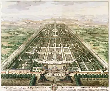 Herrenhausen Palace and Herrenhausen Gardens in Hanover