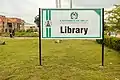 Library sign