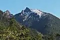 West aspect of Unicorn Peak seen from Elwha Valley.