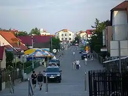 A street close to the beach