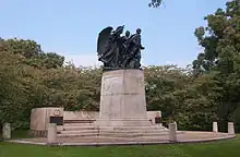 Union Soldiers and Sailors Monument in Baltimore, designed by Ross with sculpture by Adolph Alexander Weinman, dedicated in 1909.