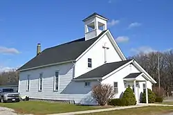 Union Chapel Church of God in the southeastern corner of the township