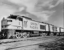 Image 38A gas turbine locomotive operated by the Union Pacific Railroad (from Train)