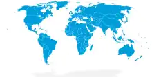 Map of UN member states.a