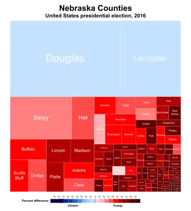 Image 35Treemap of the popular vote by county, 2016 presidential election (from Nebraska)