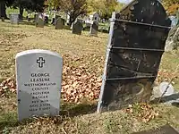 Historic graves in Unity Cemetery