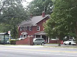 The University Park Town Hall, in July 2010, at 6724 Baltimore Avenue.